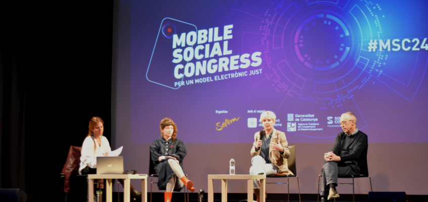 Tanca el Mobile Social Congress, un espai imprescindible per visibilitzar les vulneracions dels drets humans i ambientals de la indústria tecnològica